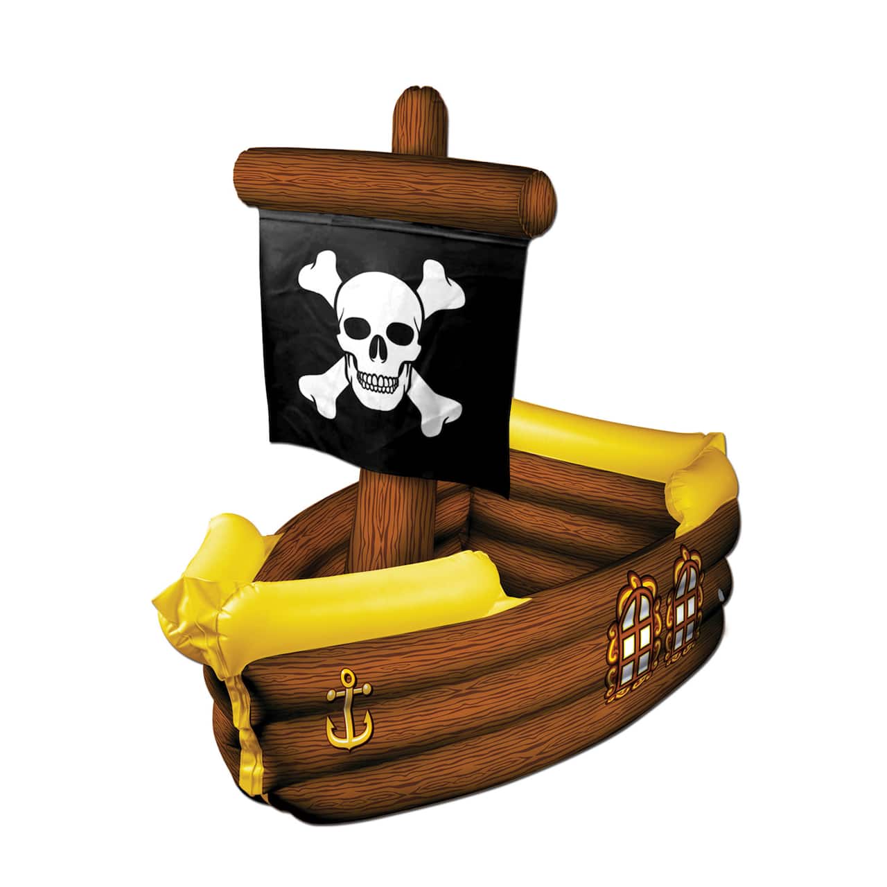 Beistle 39" x 33" Inflatable Pirate Ship Cooler
